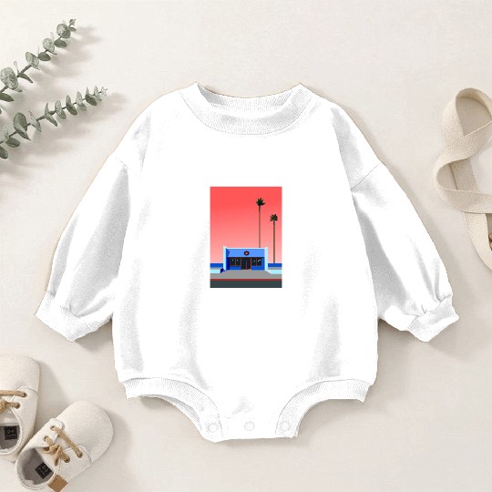 Retro Venice Beach California Baby Romper Sweatshirts