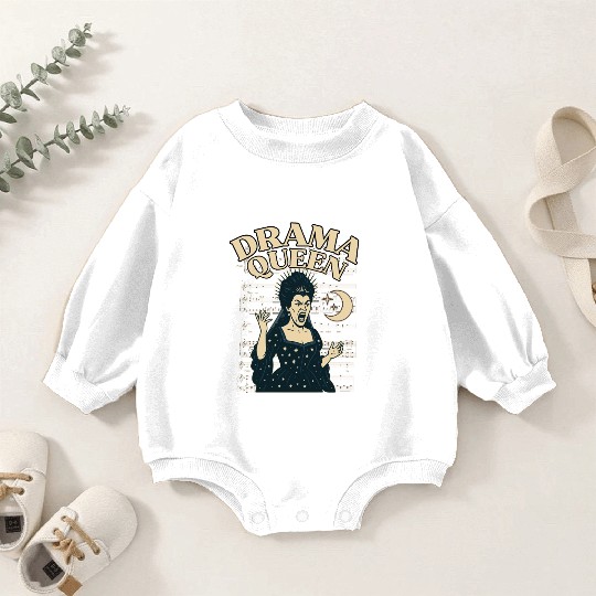 Drama Queen – Loud, Proud, and Slightly Unhinged Baby Romper Sweatshirts