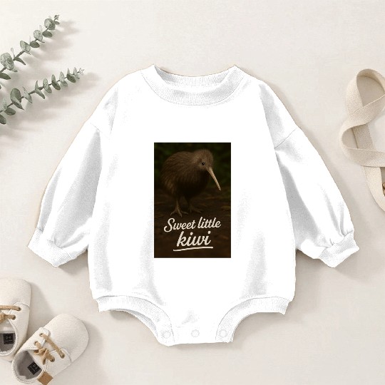 Sweet Little Kiwi Baby Romper Sweatshirts