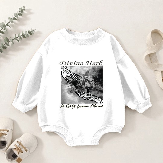 Divine Herb – A Gift from Above Baby Romper Sweatshirts