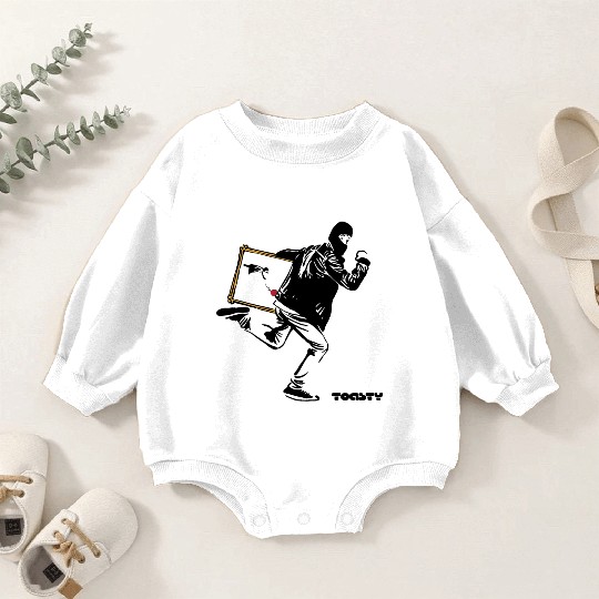 HappyToast Stolen Banksy Baby Romper Sweatshirts