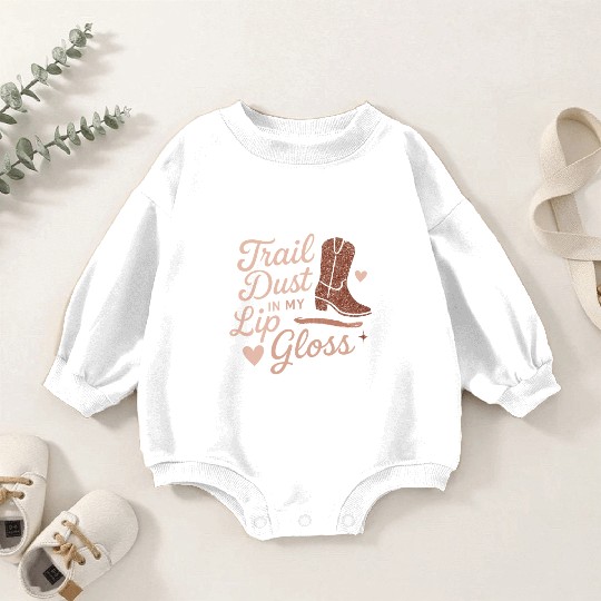Soft Cowgirl Floral Rodeo Western Aesthetic Horse Baby Romper Sweatshirts