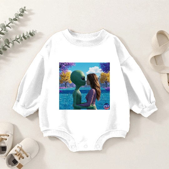Alien Love Affair Baby Romper Sweatshirts