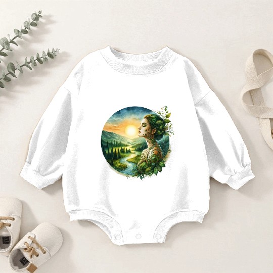 Nature Empress Graphic Baby Romper Sweatshirts