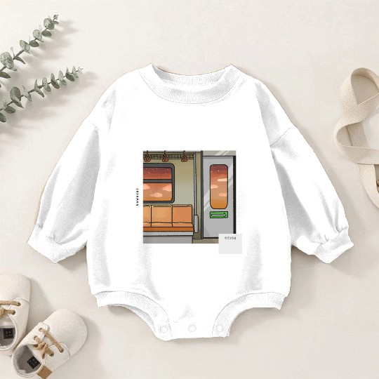 Nowhere Train Urban Style Baby Romper Sweatshirts