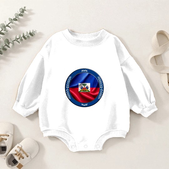 Haiti Baby Romper Sweatshirts