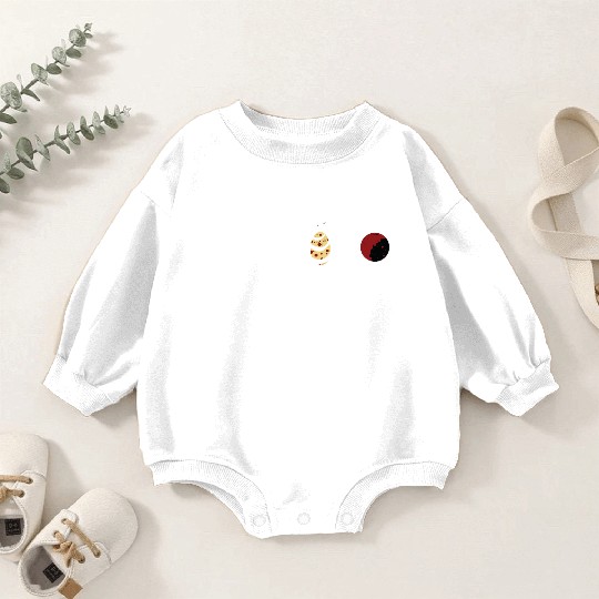 Rock Album Evolution: Minimalist Vector icons Baby Romper Sweatshirts