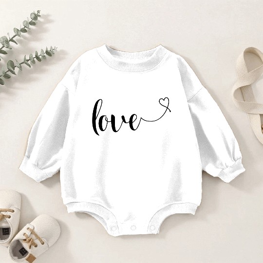 Love Baby Romper Sweatshirts