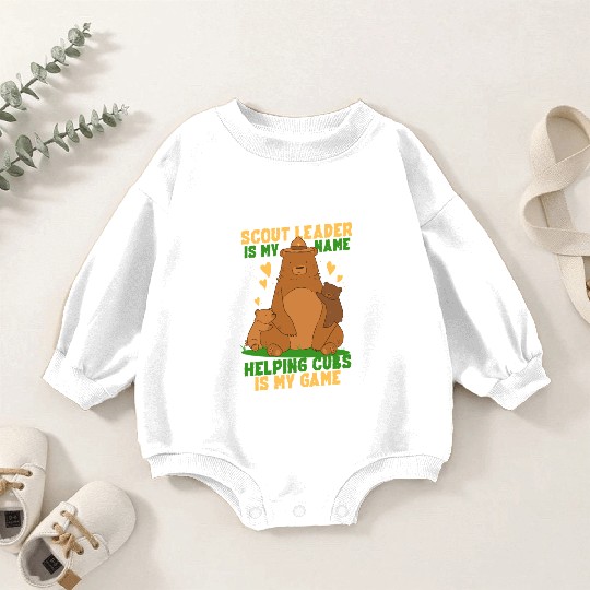 Scout Leader Is My Name Baby Romper Sweatshirts