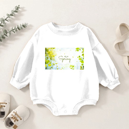 Hello Spring – Nature’s Gentle Awakening Baby Romper Sweatshirts