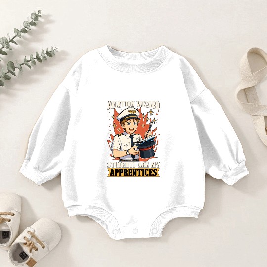 Flight Instructor Aviation Wizard Flight Trainer Baby Romper Sweatshirts