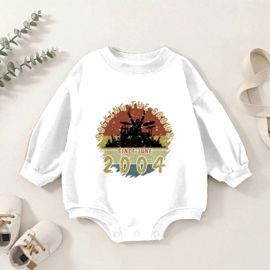 21st Birthday Rocking the crowd DRM 06/2004 Baby Romper Sweatshirts