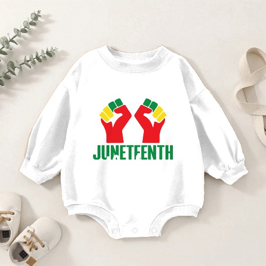 Black Freedom Juneteenth Vibes Baby Romper Sweatshirts