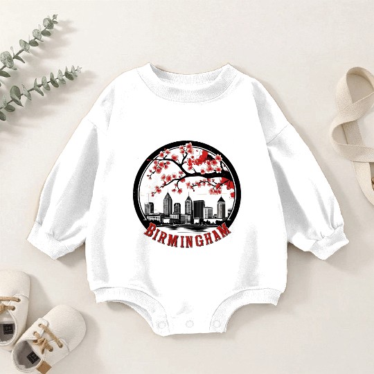 Birmingham City Albm skyline USA Baby Romper Sweatshirts
