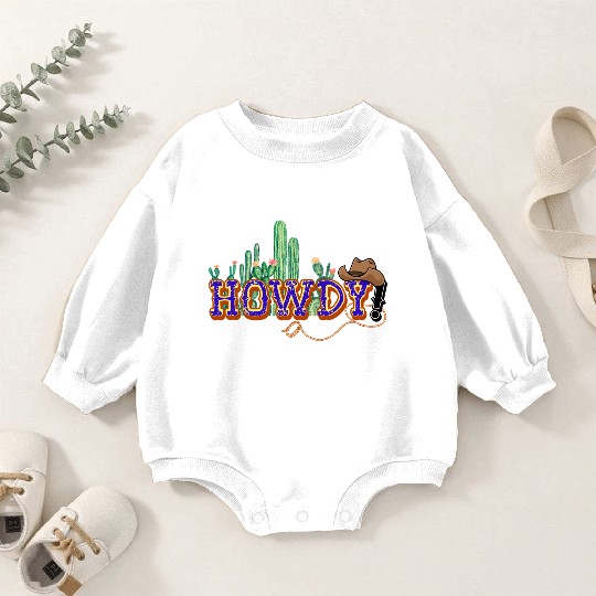 HOWDY! Baby Romper Sweatshirts