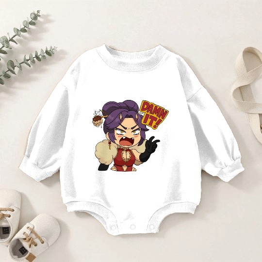 OniGiri AKA Giri Mario Party Style Sticker DAMN IT Baby Romper Sweatshirts