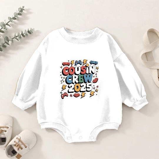 Cousin Crew 2025 Video Game Controllers Family Baby Romper Sweatshirts