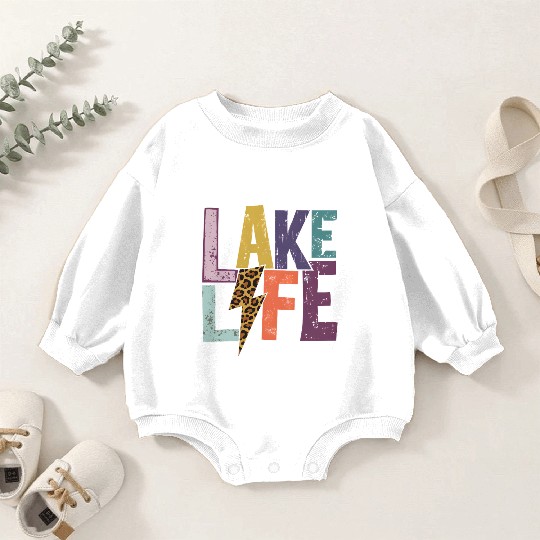 Lake Life bolt Baby Romper Sweatshirts
