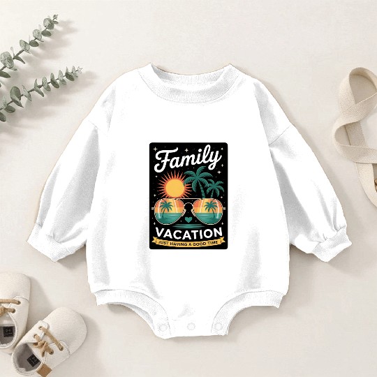 Family Vacation Summer Family Holiday Baby Romper Sweatshirts