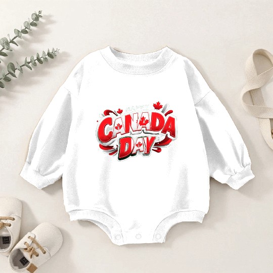 Canada's national day - Canadian pride Baby Romper Sweatshirts