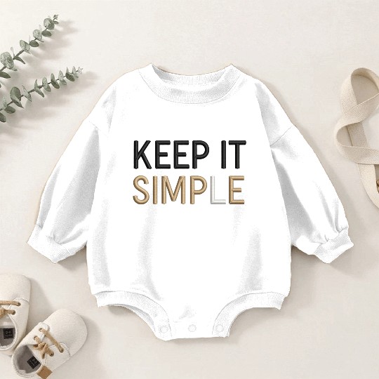 Keep It Simple Baby Romper Sweatshirts