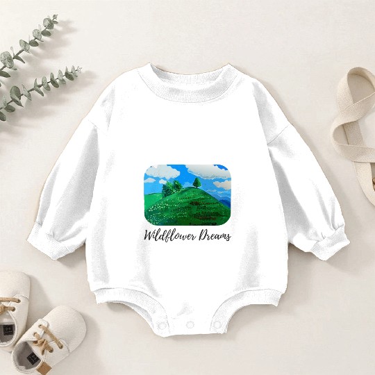 Whimsical Nature Aesthetic Baby Romper Sweatshirts