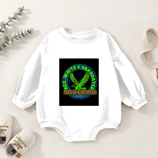 flying hawk emblem Baby Romper Sweatshirts
