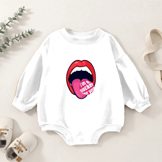 I m a Sucker For You Candy Pop Fans Lollipop 01 Baby Romper Sweatshirts