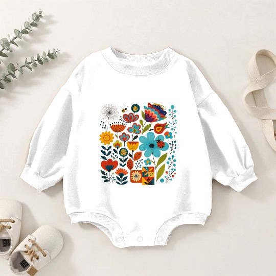 Joyful Meadow & Nature Friends Baby Romper Sweatshirts