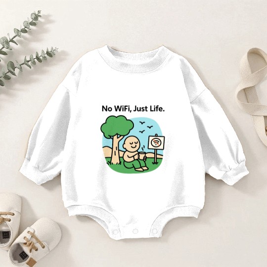 Peaceful Mind Grounding Design Baby Romper Sweatshirts