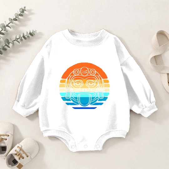 Mayan And Aztec Symbols Indigenous Tribe Baby Romper Sweatshirts