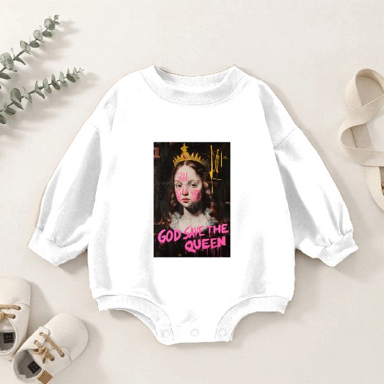 God Save the Queen Baby Romper Sweatshirts