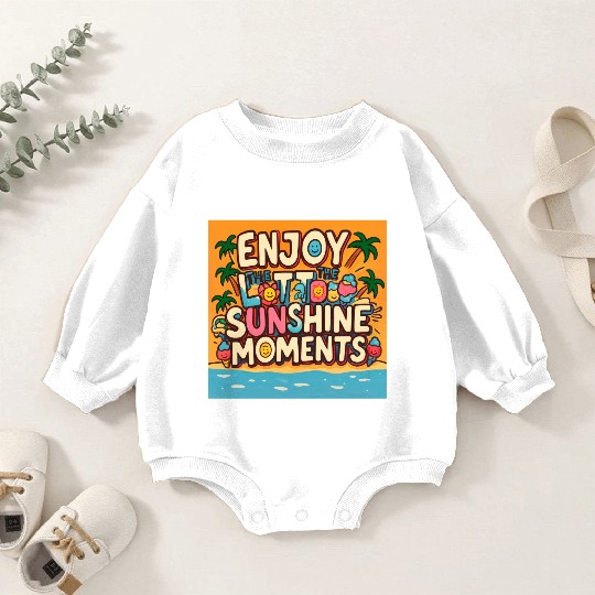 Sun-Thill Summer Vibes Baby Romper Sweatshirts