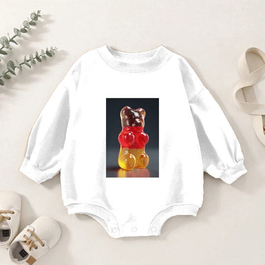 Transparent German Gummy Bear Baby Romper Sweatshirts