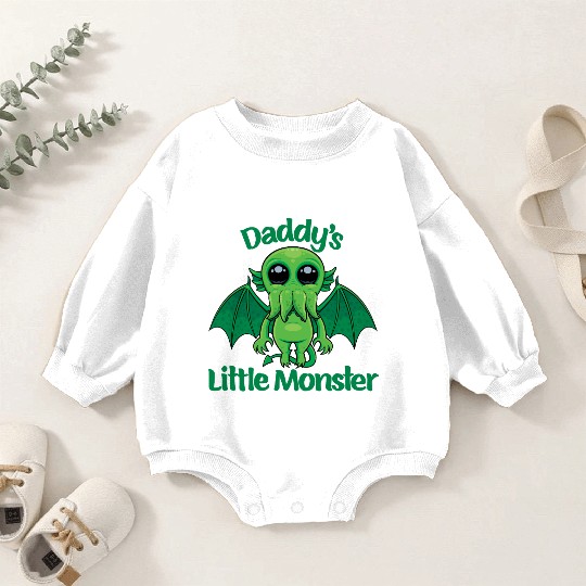 Daddy’s Little Monster Cute Baby Cthulhu Baby Romper Sweatshirts