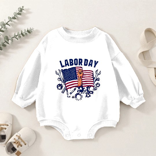 LABOR DAY us Baby Romper Sweatshirts
