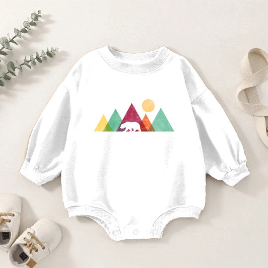 Bryce Canyon National Park Colorful Bear Mountains Baby Romper Sweatshirts