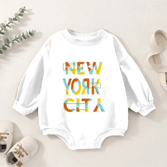 Urban Brooklyn State Love New york city Baby Romper Sweatshirts