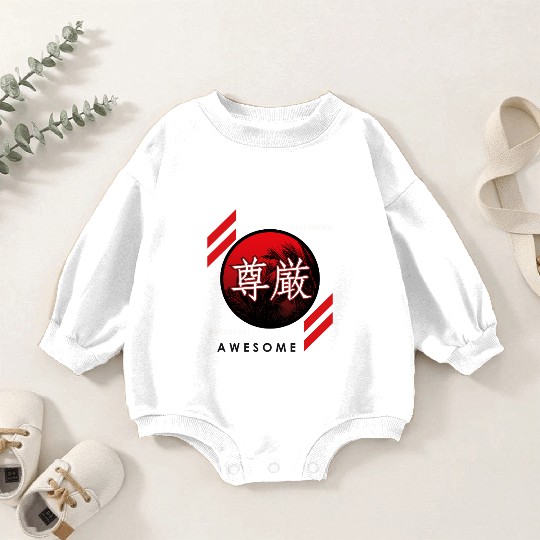 Tokyo Sunset Awesome Baby Romper Sweatshirts