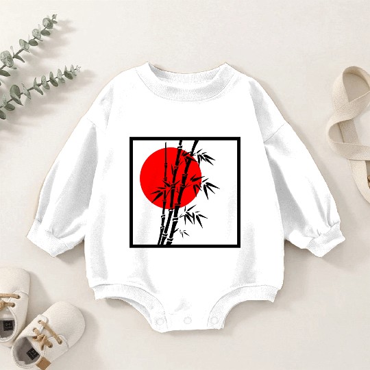 Japanese Bamboo Serenity Baby Romper Sweatshirts