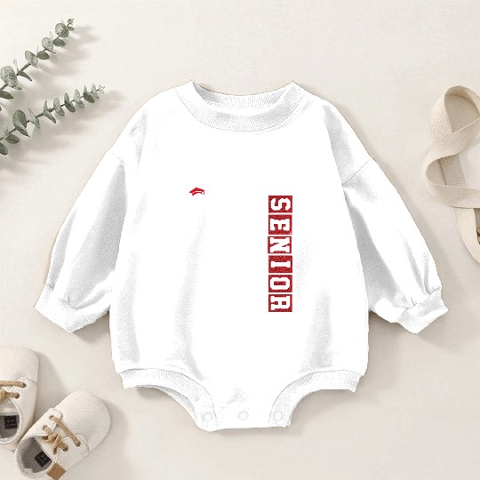 Class Of 2025 Senior Glitter Baby Romper Sweatshirts