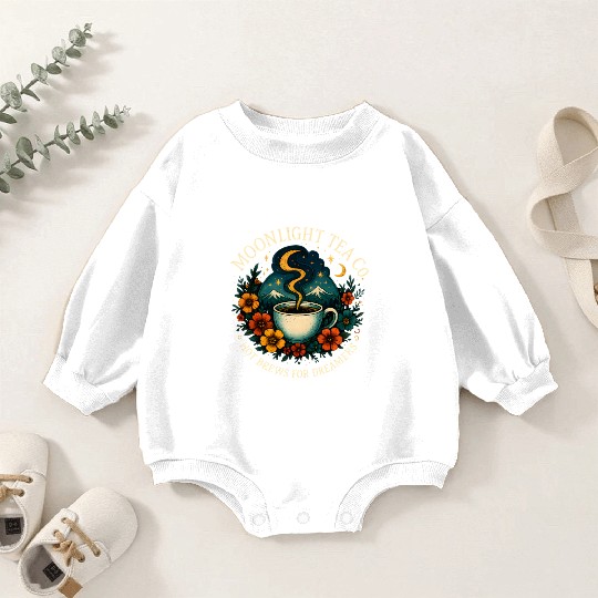 Moonlit Tea Inspiration Baby Romper Sweatshirts