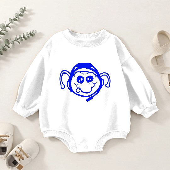 Caterpillar Gamer headset Nerd Alien headphones Baby Romper Sweatshirts