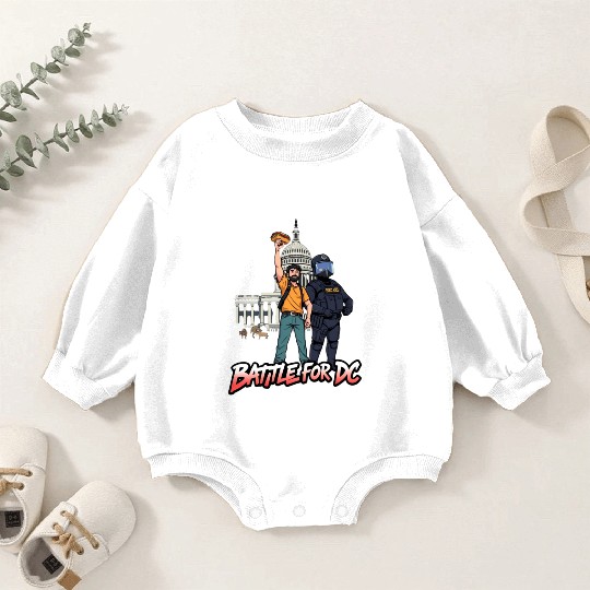 Free DC Sandwich Guy Banksy Style Street Art Baby Romper Sweatshirts