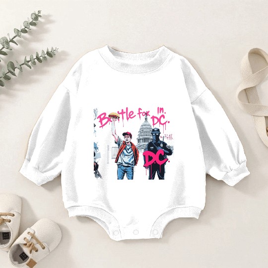 Free DC Sandwich Guy Banksy Style Street Art Baby Romper Sweatshirts