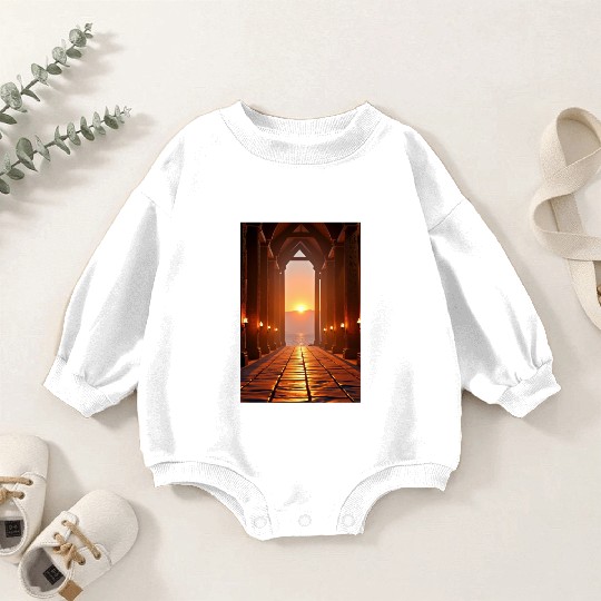 Hall of Embers Twilight over the Fjord Baby Romper Sweatshirts