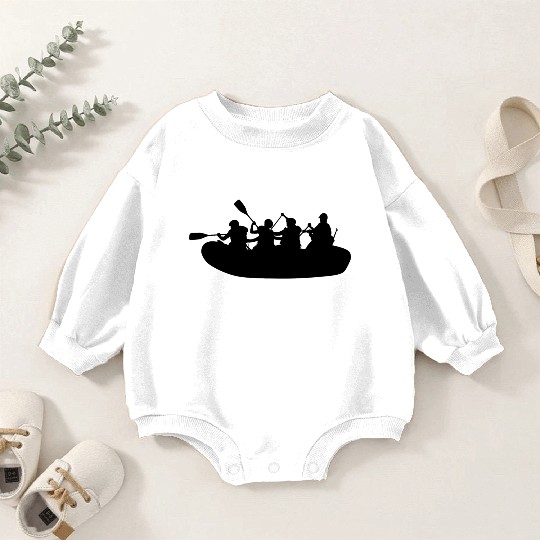 Whitewater Rafting Water Sports Baby Romper Sweatshirts