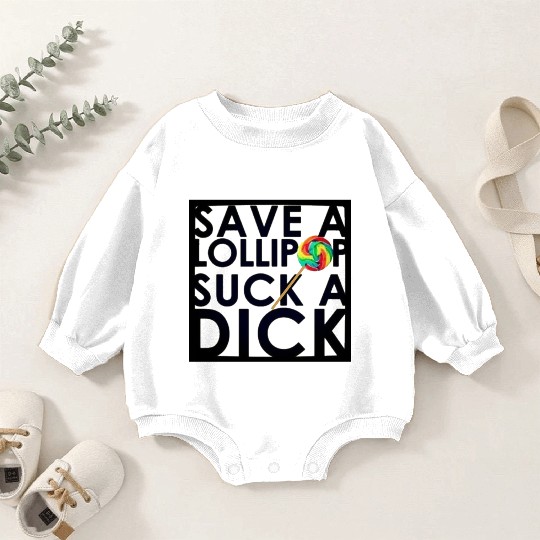 Save A Lollipop Baby Romper Sweatshirts