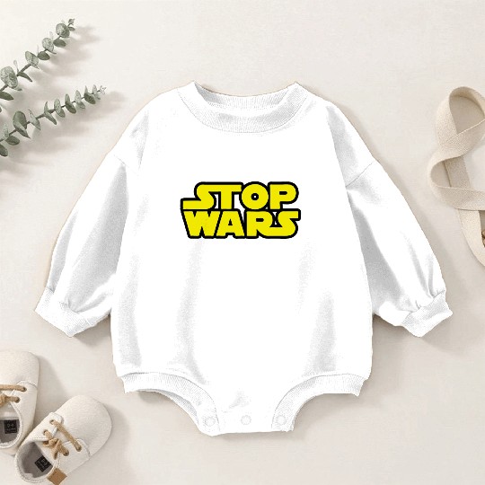 Stop Wars (Star Wars) Baby Romper Sweatshirts