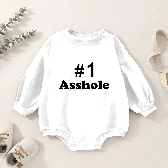Nr 1 Asshole Baby Romper Sweatshirts